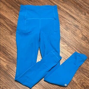 Blue lululemon leggings